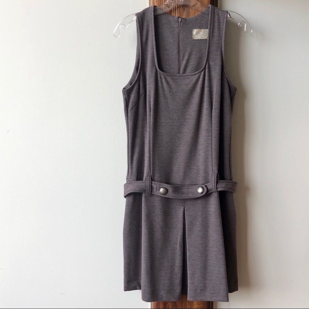 Buffalo David Bitton Belted Sleeveless Dress- L
